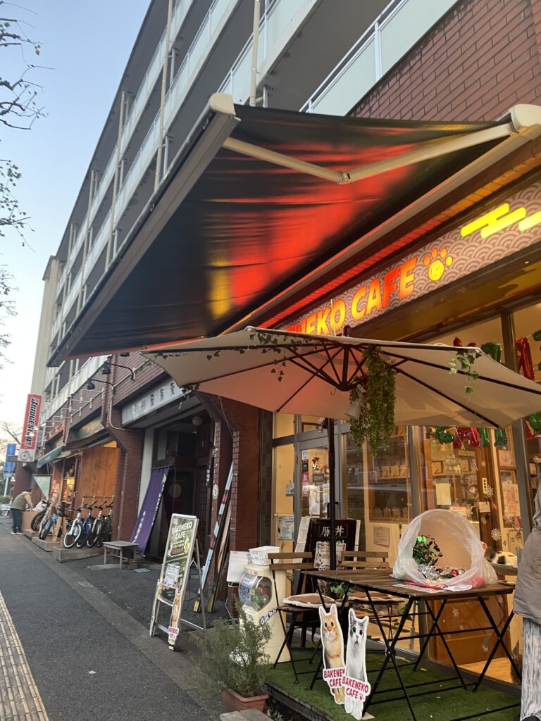 BAKENEKO CAFEに到着